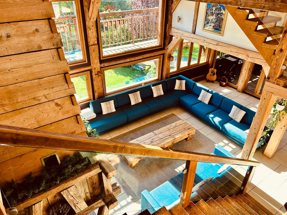 Ferme du Ciel: the living room